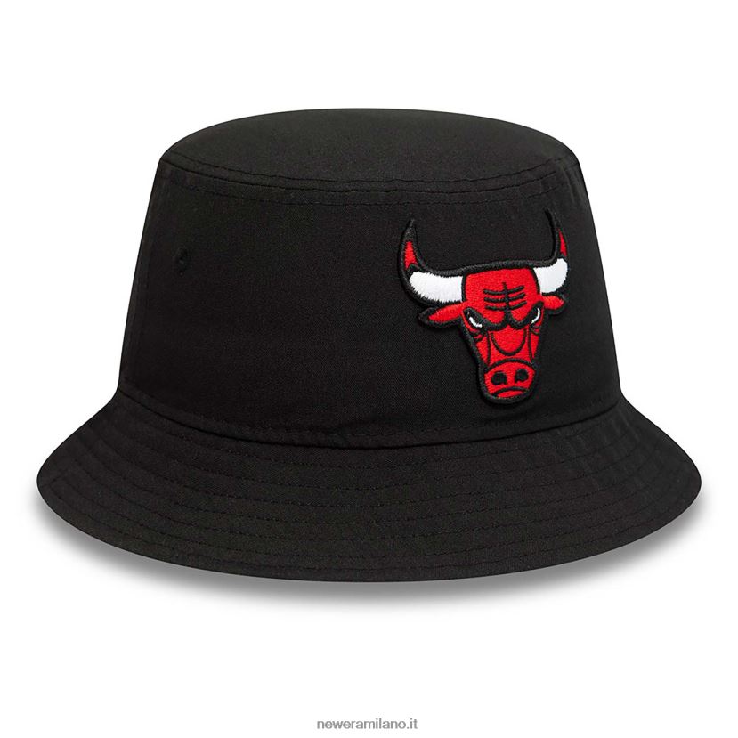 New Era Z282J22312 cappello a secchiello nero con stampa infill dei Chicago Bulls