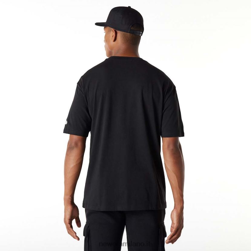 New Era Z282J22973 T-shirt nera oversize La Dodgers Essentials