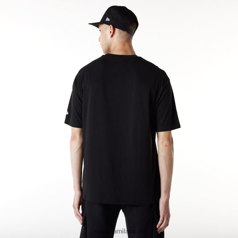 New Era Z282J23126 t-shirt oversize nera essenziale della Chicago White Sox League